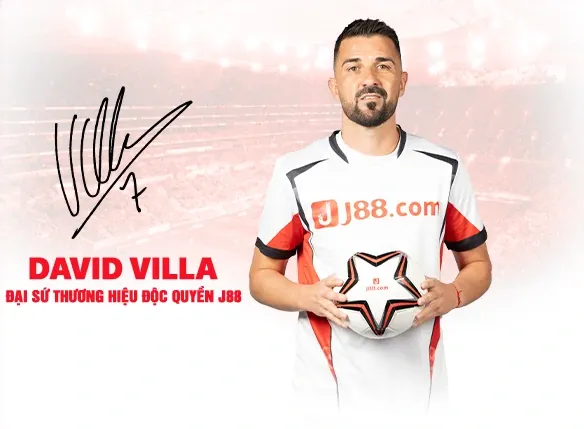 Đại sứ thương hiệu J88 David Villa